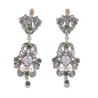 223-PENDIENTES LARGOS  ISABELINOS.