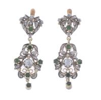 223-ELIZABETHAN LONG EARRINGS.