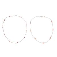 25838-TWO NECKLACES WITH CORAL BEADS