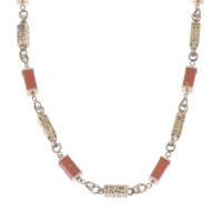 179-CORAL LONG NECKLACE