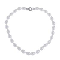 25805-LONG NECKLACE WITH PEARL SIMILE.