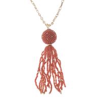 25832-LONG NECKLACE WITH POMPON.