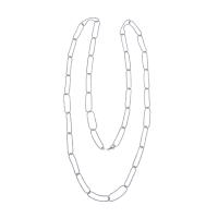 25843-LONG NECKLACE WITH LINKS.