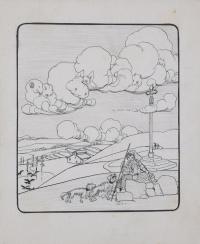 941-LOLA ANGLADA (1892-1984).  Illustration for publication.