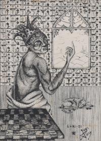 970-JOAN PONÇ I BONET (1927-1984). Untitled- "Jester".