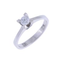 92-SOLITAIRE RING WITH ZIRCON