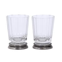 26261-MASRIERA I CARRERAS. PAIR OF SMALL GOBLETS, 20TH CENTURY. 