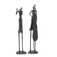 706-AFTER MODELS BY ALBERTO GIACOMETTI (1901 - 1966). "COUPLE OF MUSICIANS".