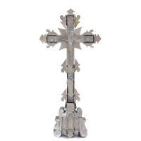 600-MOTHER-OF-PEARL CRUCIFIX, 19TH CENTURY. 