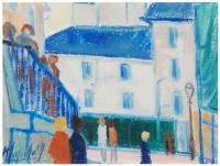 458-MANUEL CAPDEVILA (1910-2006). "Montmartre" , 1981.