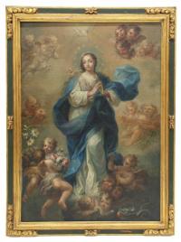 515-ISIDORO DE TAPIA (1712-1778)InmaculadaÓleo sobre lienzo