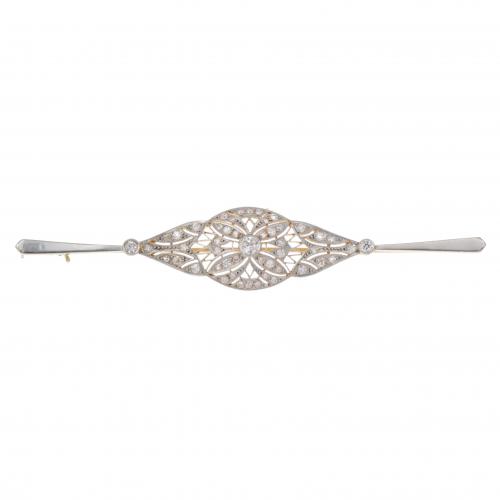 AGUJA BELLE ÉPOQUE DE DIAMANTES.