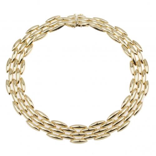 CARTIER. 5 ROW RICE.GARGANTILLA.