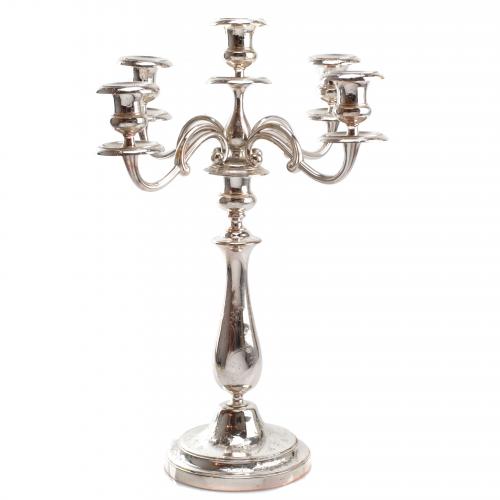 CHRISTOFLE. CANDELABRO DE MESA, MEDIADOS SIGLO XX