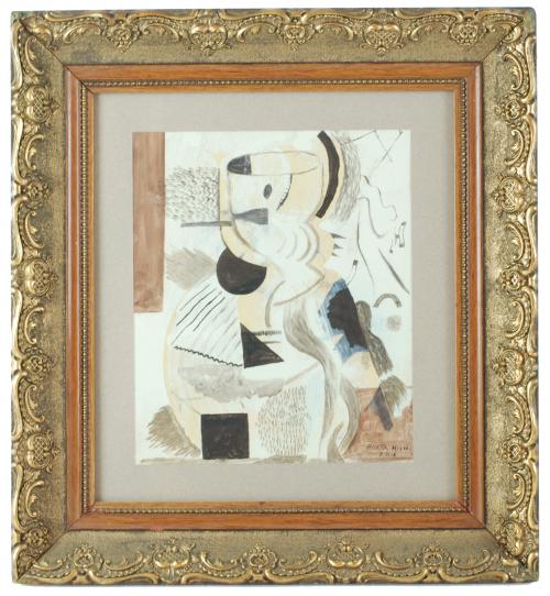 JOSÉ MARIA PORTA MISSÉ (1927)Bodegón cubistaTécnica mixta sobre cartón