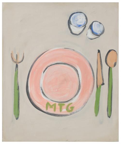 MARIA TERESA GAVAZZI (XX-XXI)"Posto assegnato"Acrílico sobre lienzo