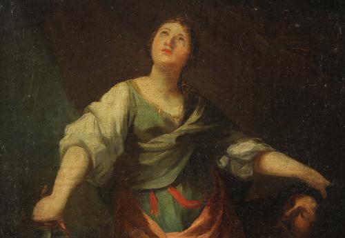 19TH CENTURY ITALIAN SCHOOL "Judith and Holofernes".