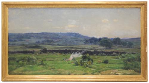 ENRIC GALWEY (1864-1931), Paisaje, Óleo sobre lienzo