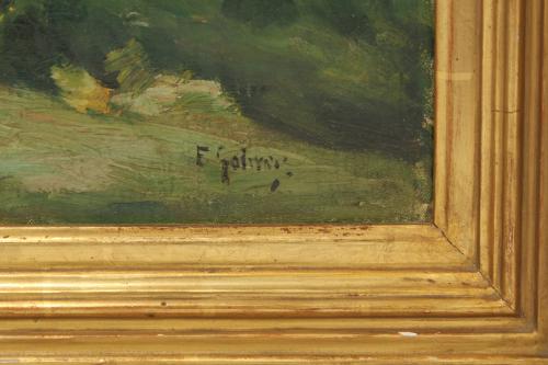 ENRIC GALWEY (1864-1931), Paisaje, Óleo sobre lienzo