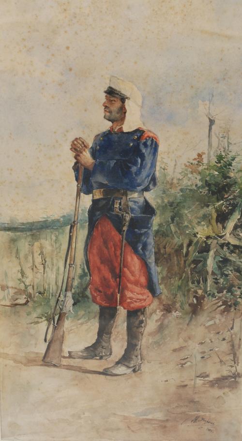MARIANO BARBASAN Y LAGUERUELA (1864-1924), "Militares"