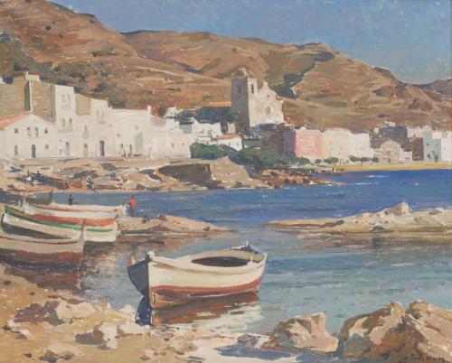 JOSEP PUIGDENGOLAS BARELLA (1906-1987), "Port de la Selva".