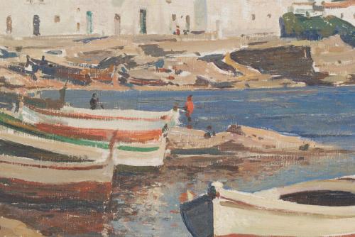 JOSEP PUIGDENGOLAS BARELLA (1906-1987), "Port de la Selva".