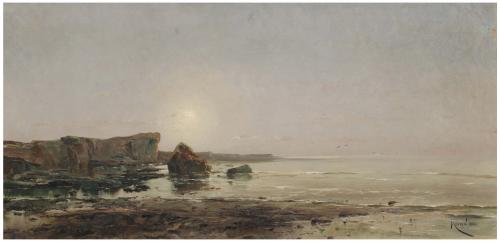 ELISEU MEIFRÉN ROIG (1859-1940), Marina., Óleo sobre lienzo.