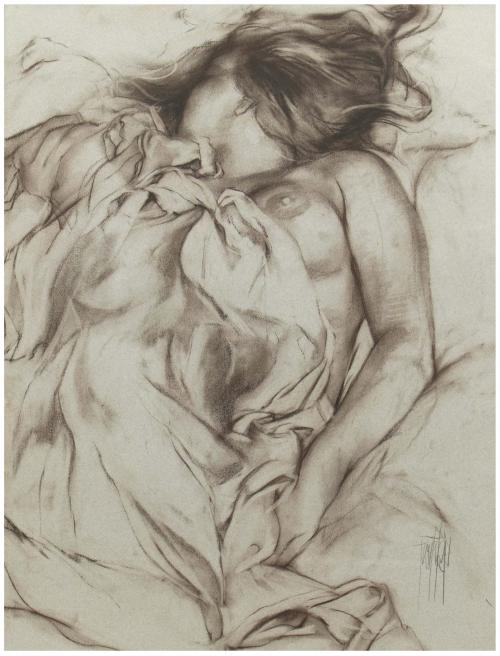 JOSÉ LUIS FUENTETAJA (1951) "Sleeping youth".