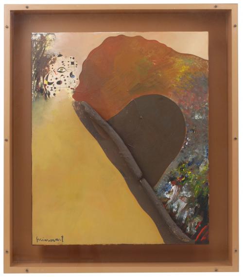 JOSEP GUINOVART (1927-2007), Composición., Técnica mixta so