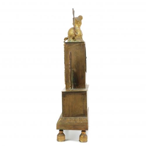 RELOJ DE SOBREMESA FRANCÉS IMPERIO, PPS. SIGLO XIX.