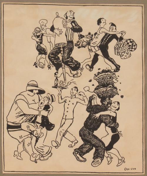 RICARD OPISSO (1880-1966)., "Figuras para viñetas".