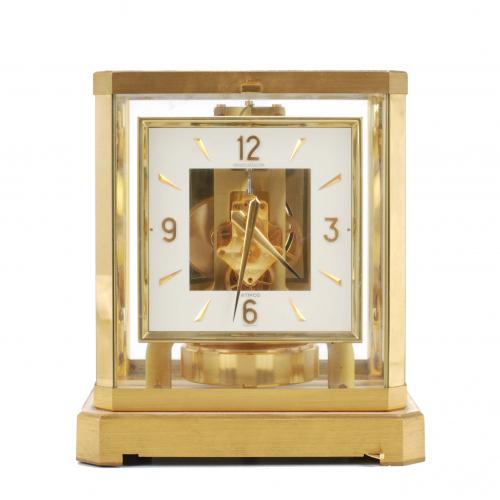 RELOJ DE SOBREMESA SUIZO JAEGER LE COULTRE "ATMOS", MEDIADOS SIGLO XX