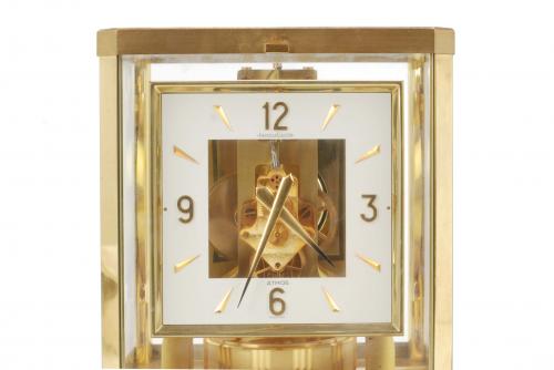 RELOJ DE SOBREMESA SUIZO JAEGER LE COULTRE "ATMOS", MEDIADO