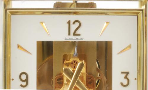 RELOJ DE SOBREMESA SUIZO JAEGER LE COULTRE "ATMOS", MEDIADO