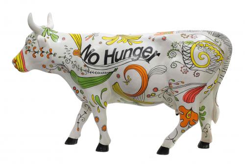 MARISA MÉNDEZ Y MARTA PUEYO. Vaca "No Hunger".