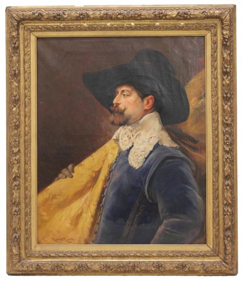 ROMÁN RIBERA CIRERA (1848-1935). "GENTLEMAN'S PORTRAIT".