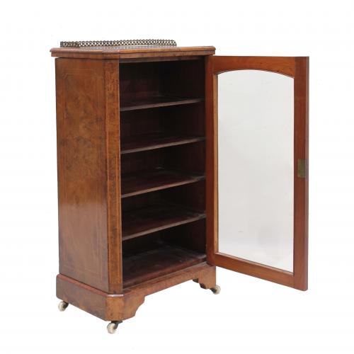 VICTORIAN MUSIC CABINET, C19th.