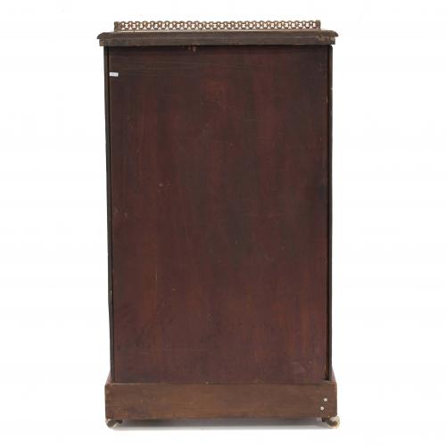 VICTORIAN MUSIC CABINET, C19th.