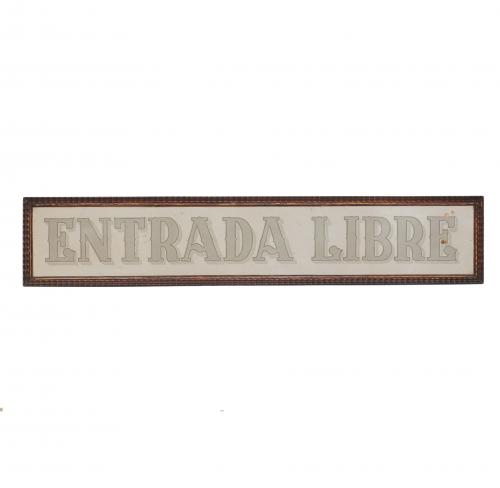 "ENTRADA", CARTEL DEL PARQUE DE ATRACCIONES DEL TIBIDABO, PRIMERAS DÉCADAS SIGLO XX