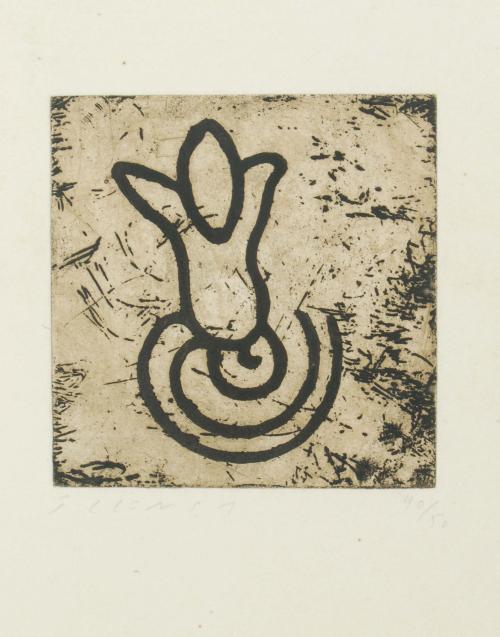 JAUME PLENSA (1955), Sin título., Grabado sobre papel.