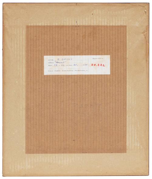RICARD OPISSO (1880-1966), "Dansant"., Lápices sobre papel.