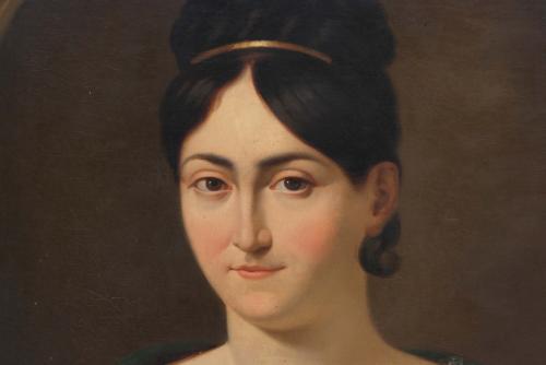 FRENCH SCHOOL, EARLY C19th "PORTRAIT OF BERNARDINE- EUGÉNIE