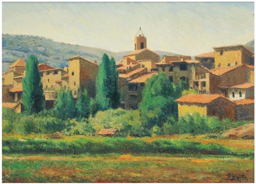 ENRIC PORTA (1901-1993)., "Paisaje".