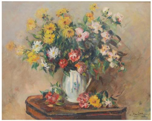 DOMÈNEC CARLES ROSICH (1888-1962)., "Floreros".