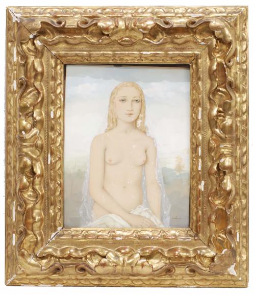  ENRIQUE OCHOA (1891-1978)., "Desnudo Femenino".