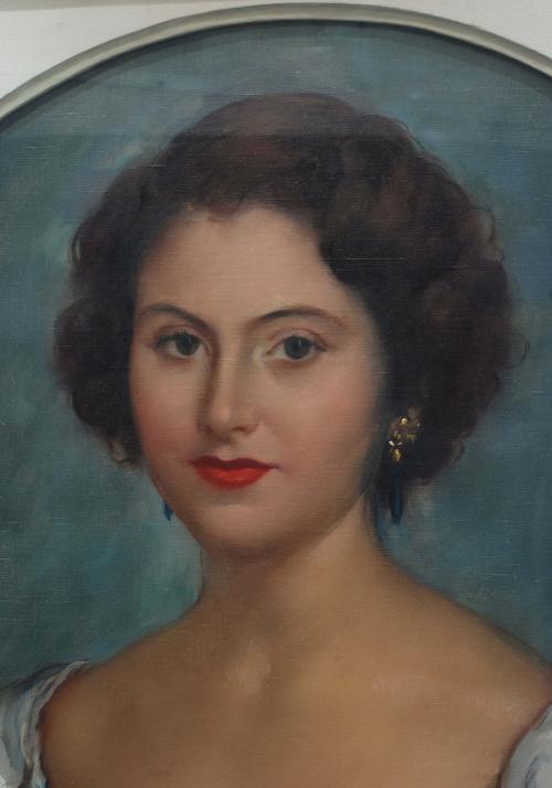 "SRA. DÑA. Mª TERESA CASULLLERAS DE CODINA". Diciembre 1950