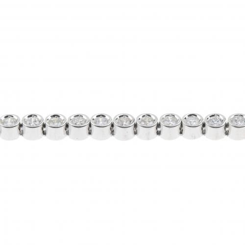 PULSERA RIVIERE DE DIAMANTES.