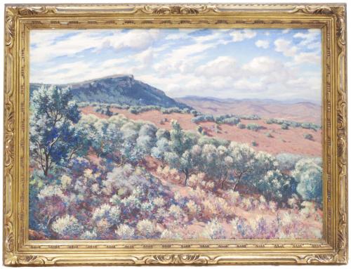 IVO PASCUAL RODES (1883-1949), "Paisaje". 1925., Óleo sobre