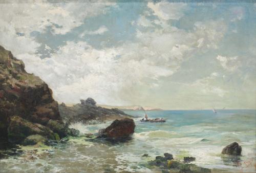 JOSEP Mª MARQUÉS I GARCÍA (1862-1938)., "Marina".