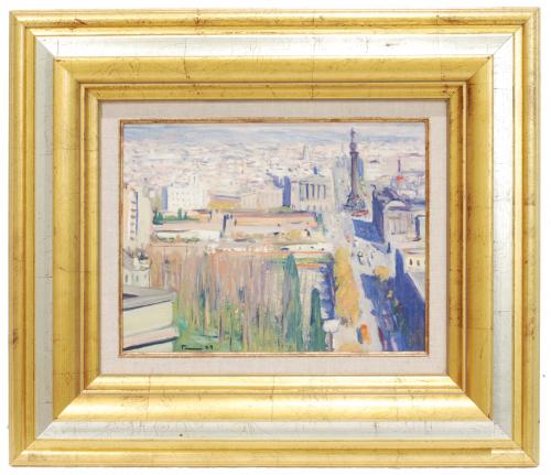 JOSEP POMES ABELLA (1940)., "Barcelona"